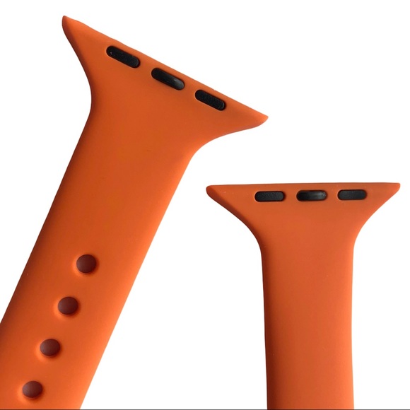 5/$20 NEW Orange SLiM Silicone Sport Band 44/45/49 mm S/M - Picture 6 of 8